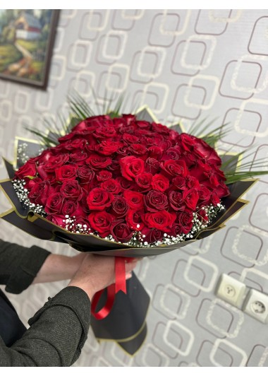 Kucak Dolusu 100 Gül